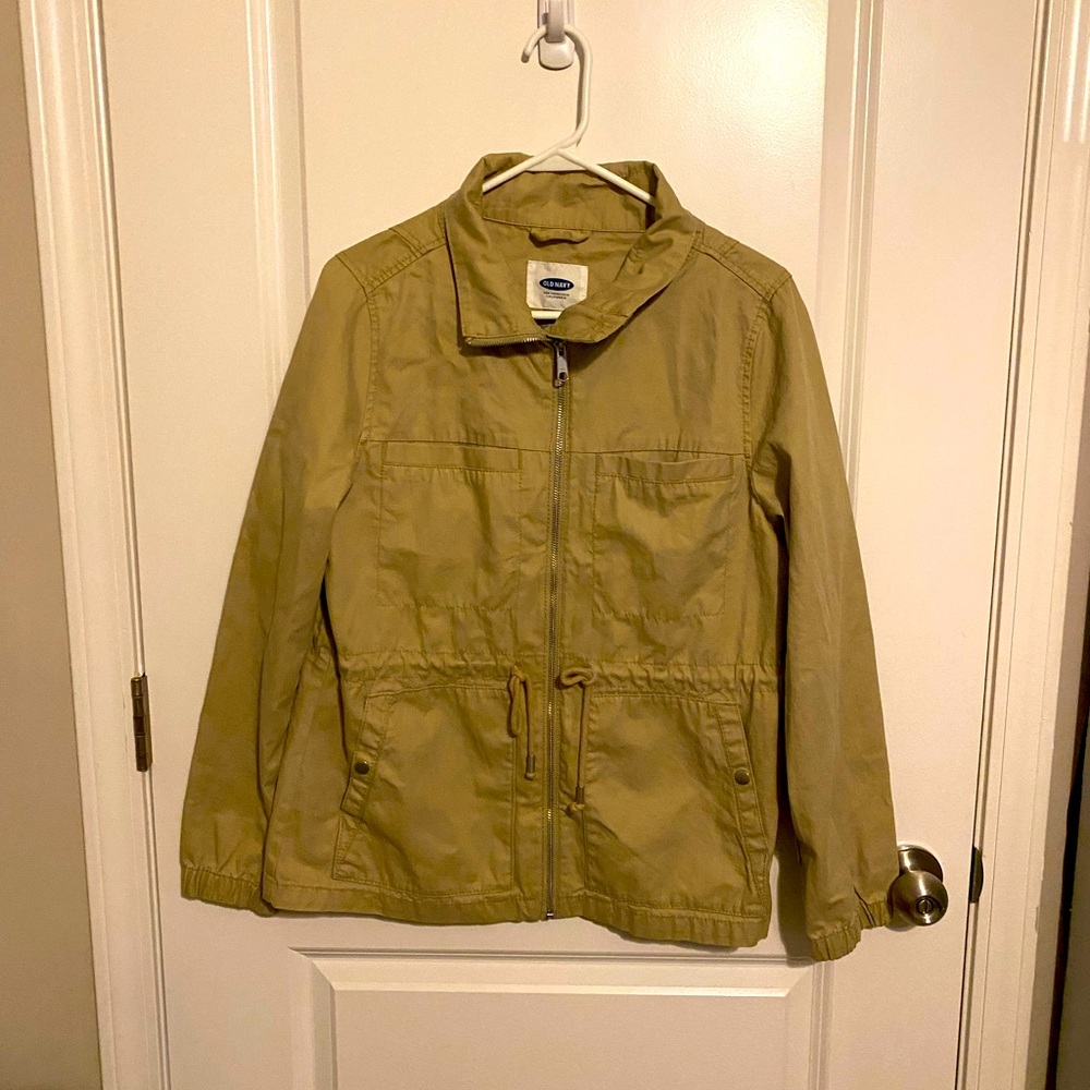 Old Navy Women’s Size Medium Tan Utility Jacket